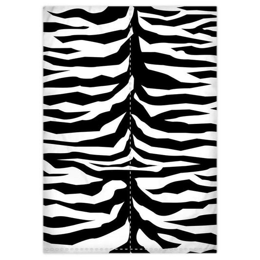 Silk Duvet Cover Tiger Black and White