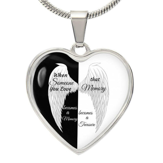 Luxury Heart Necklace Memory becomes a Treasure
